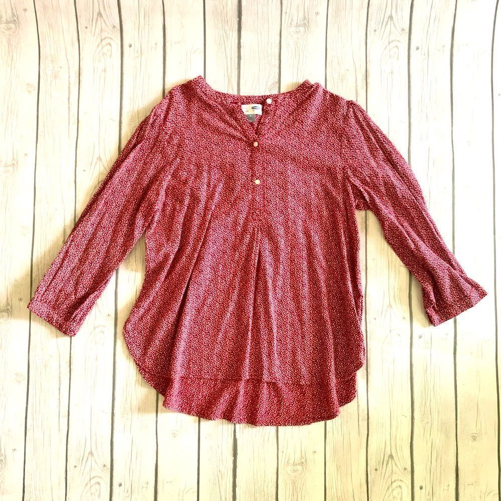 Old Navy dark red tunic top-medium